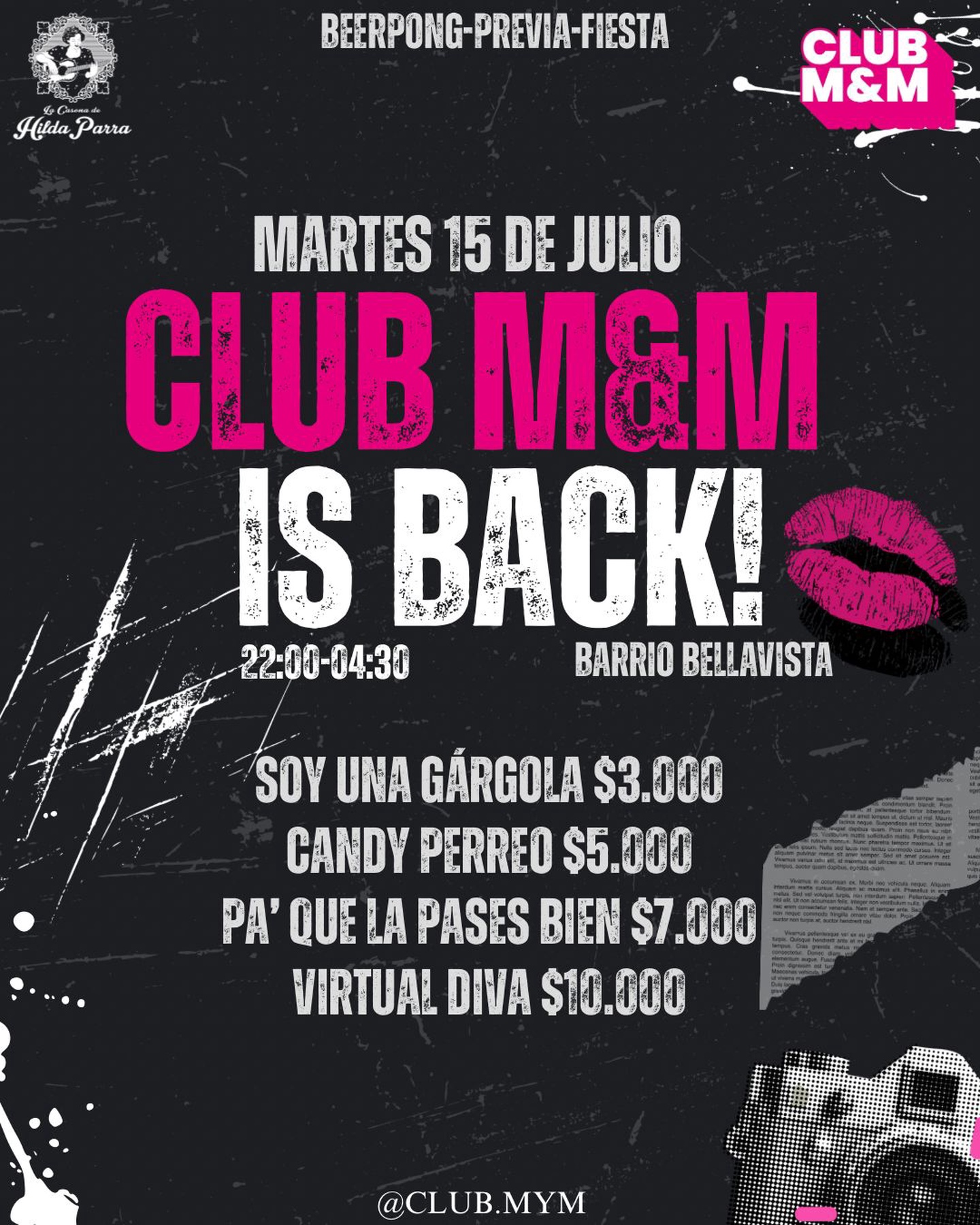 CLUB M&M IS BACK!💋