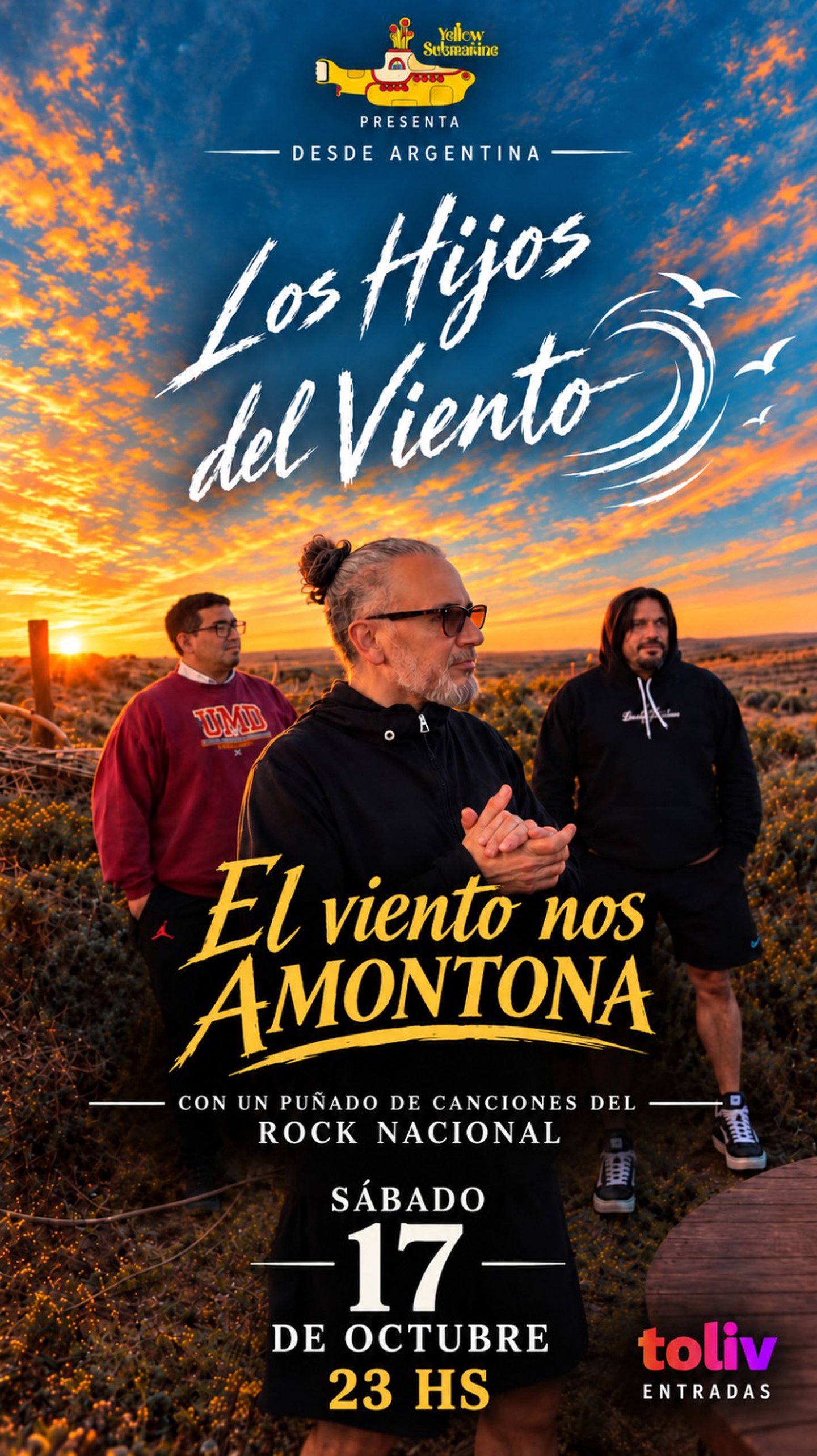 "El viento nos amontona"