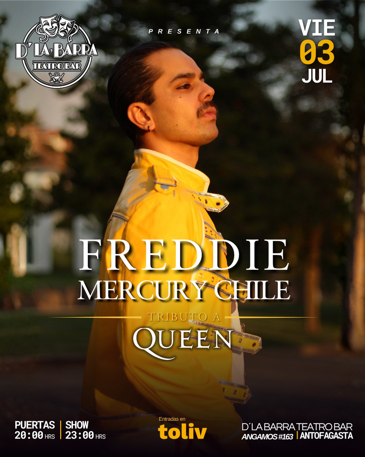 FREDDIE MERCURY CHILE EN ANTOFAGASTA