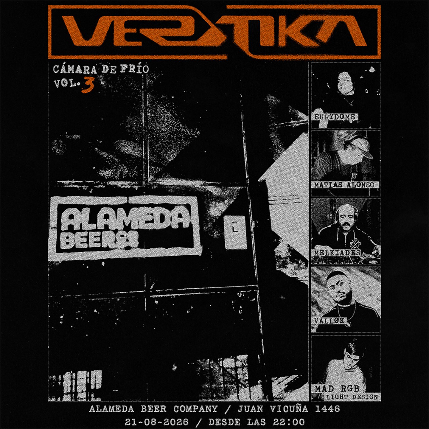 VERTIKA - CAMARA DE FRIO VOL 3 - 21 AGOSTO