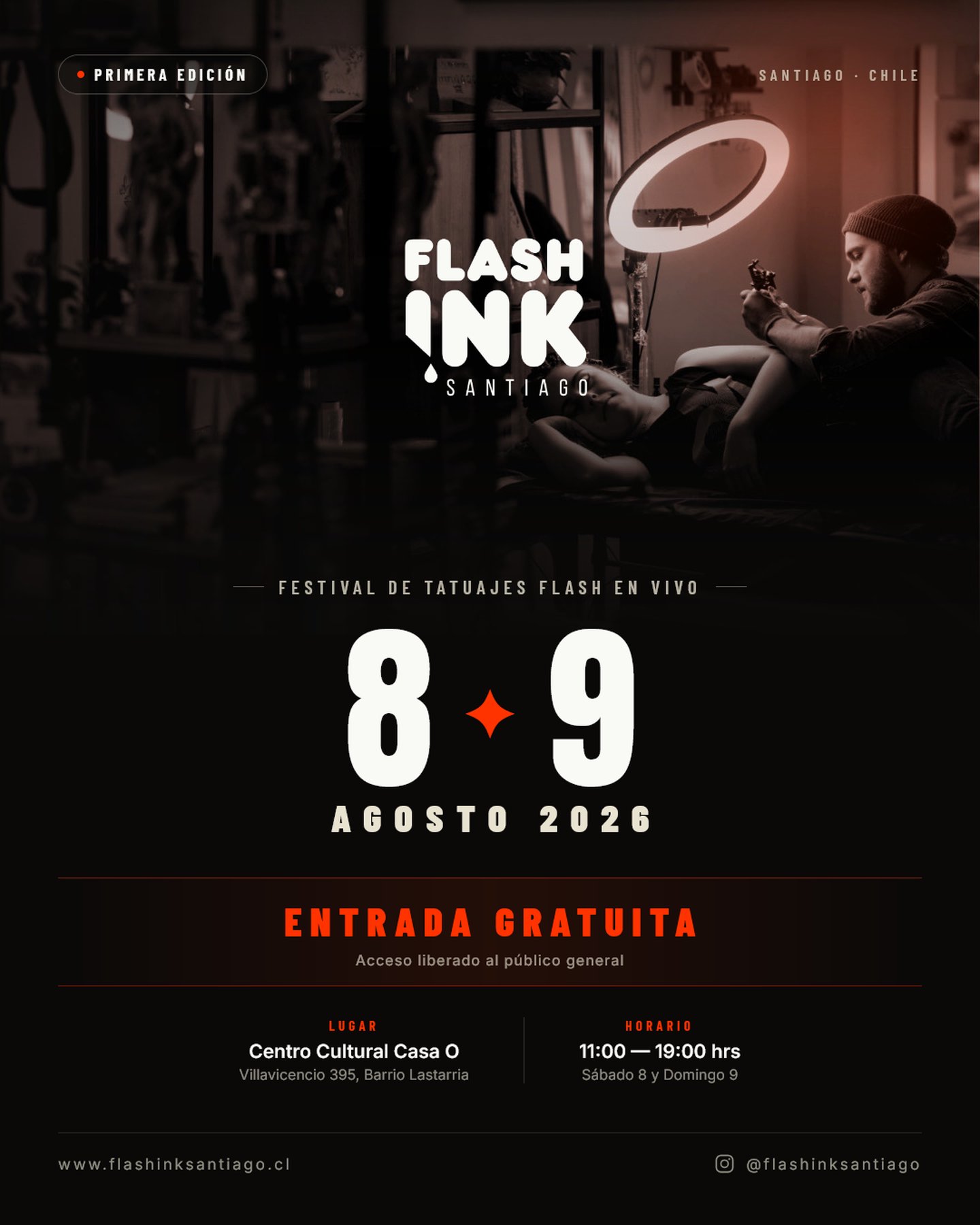 Flash Ink Santiago 2026