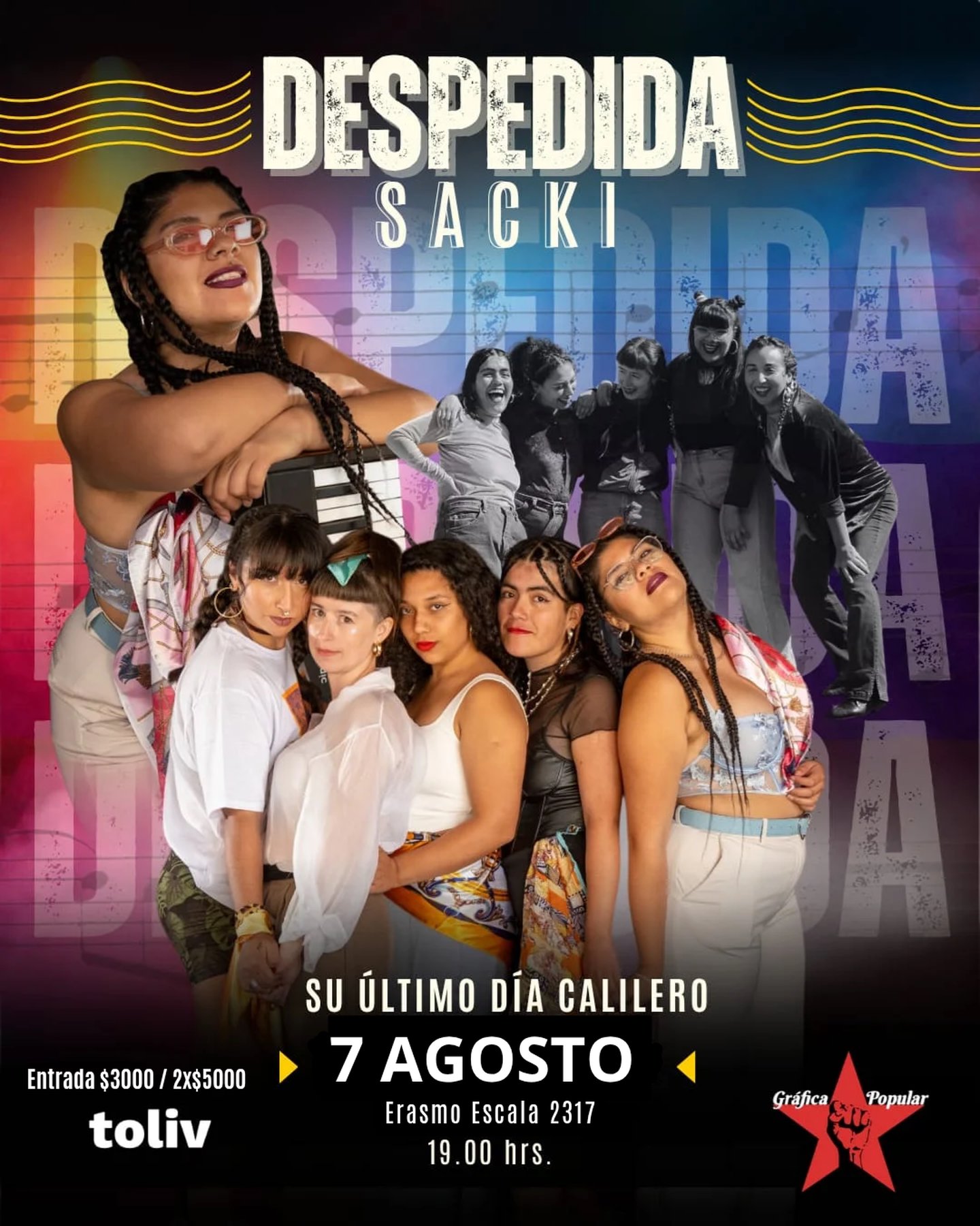 AHORA SI SE VA LA SACKI - Despedida - Calila Lila Colectivo