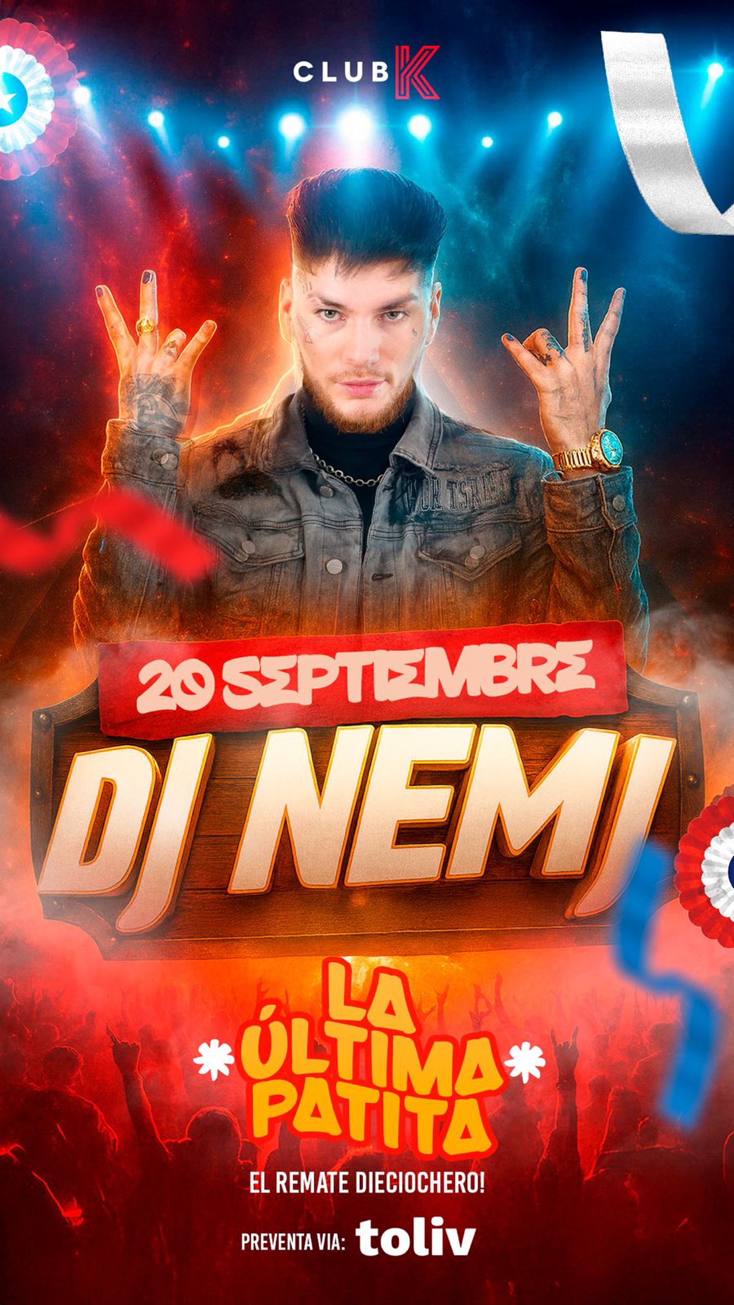 DJ NEMJ 👳🏼♂️ por primera vez en Punta Arenas.