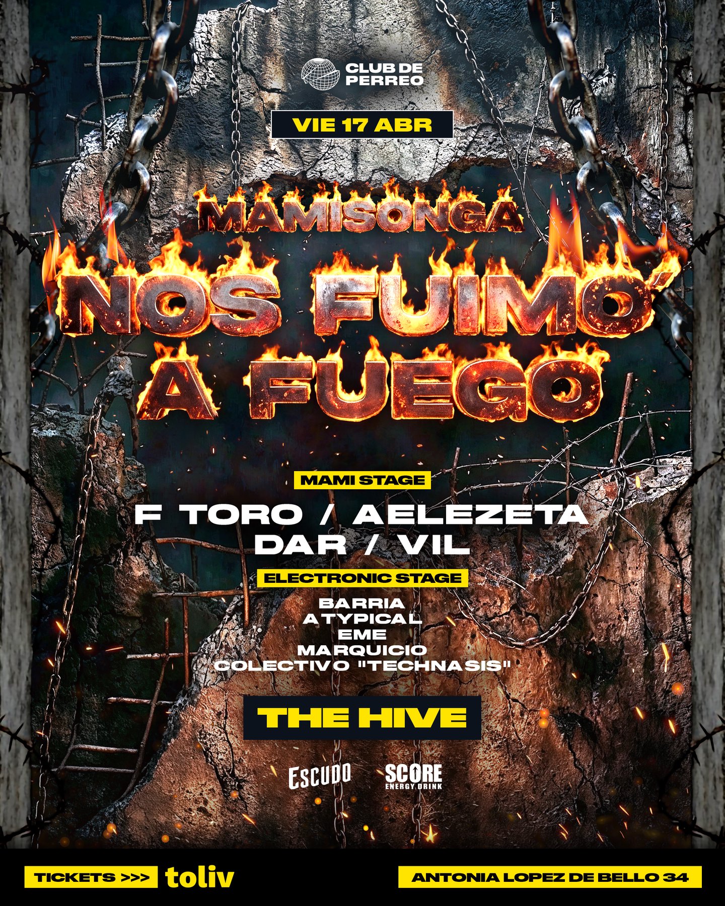 MAMISONGA / VIE 17 ABRIL / THE HIVE