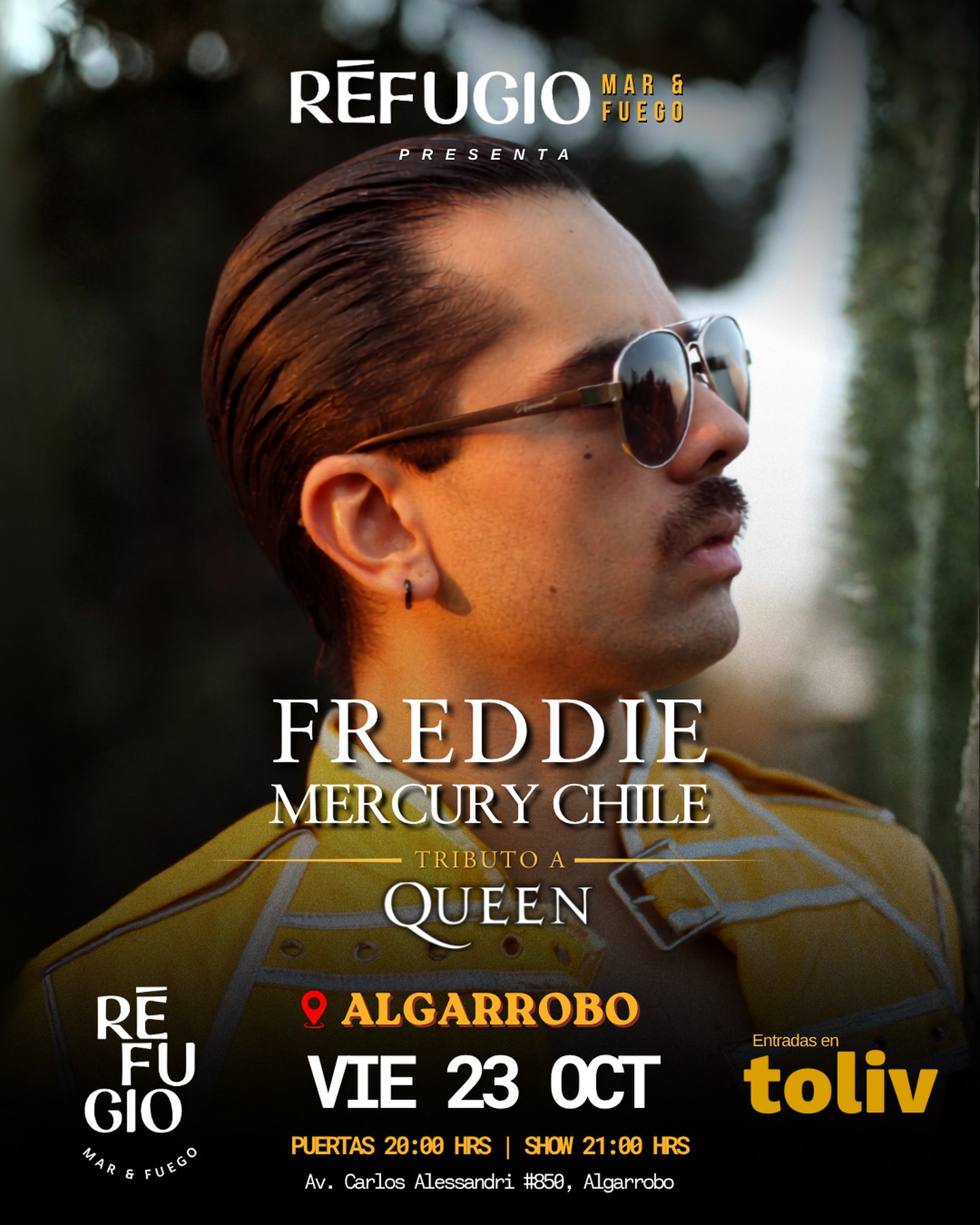 Freddie Mercury Chile en Algarrobo