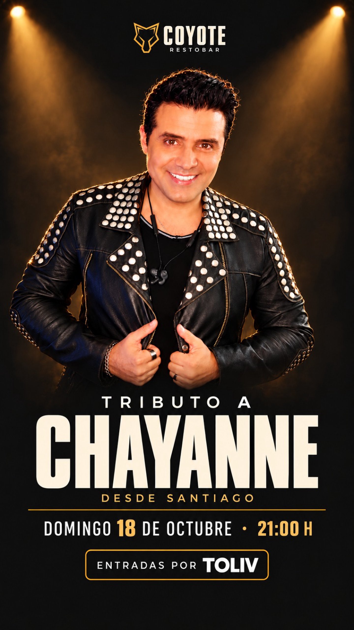 Tributo a Chayanne — Desde Santiago en Coyote Restobar
