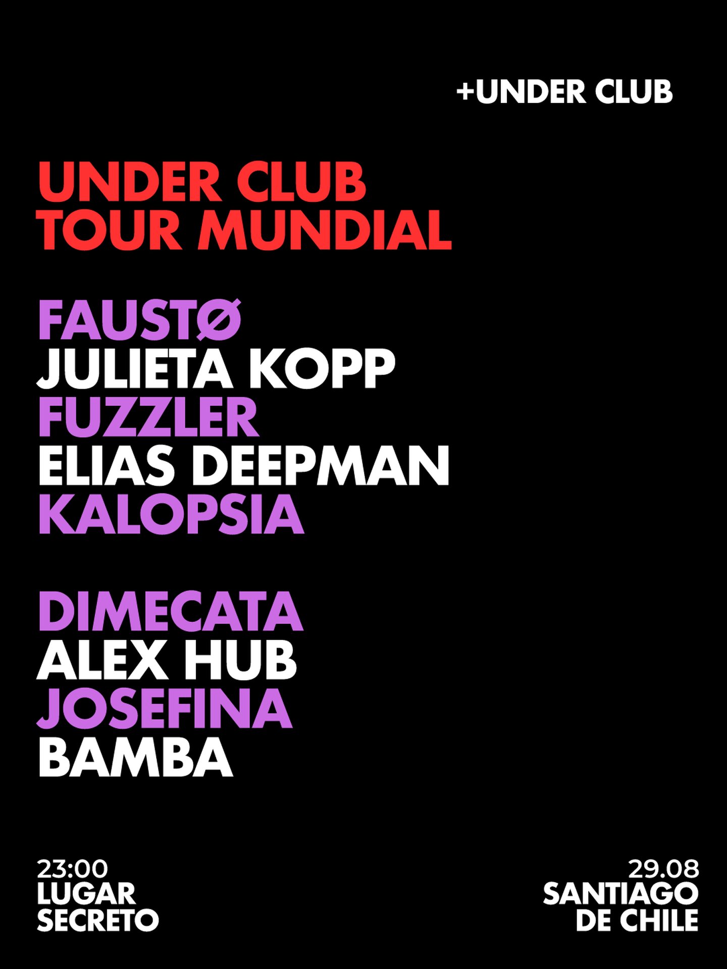 UNDERCLUB TOUR MUNDIAL × PANAL RECORDS