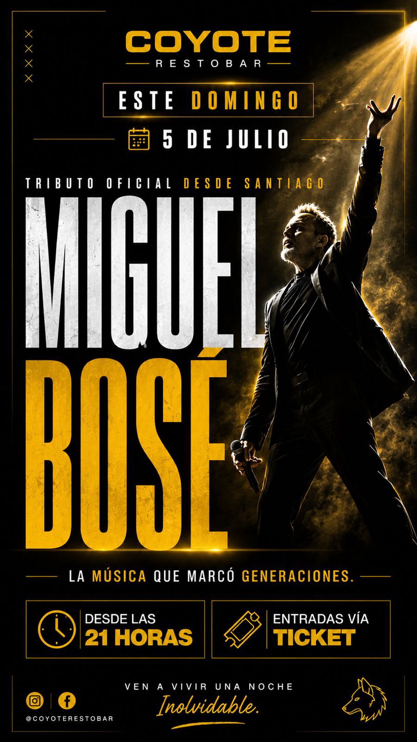 Tributo Oficial a Miguel Bosé