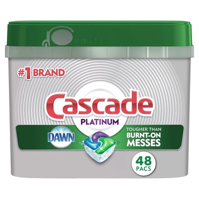 Detergente para Lavavajillas Platinum Capsulas Fresh 48 capsulas - Cascade en Rukafe Ferreteria Ñuñoa Ñuñoa