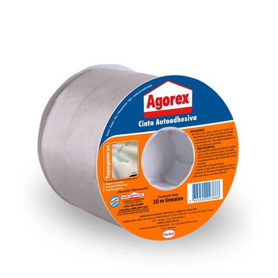 Tapagoteras Cinta Autoadhesiva 10mts - Agorex en Rukafe Ferreteria Ñuñoa Ñuñoa