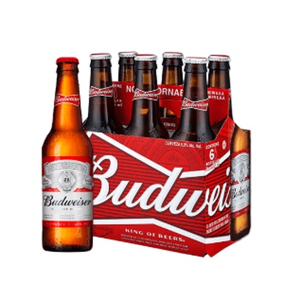 Budweiser 355cc Botella (Pack 6) en Pumalin dos  Punta Arenas