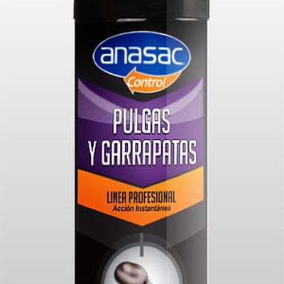 Insecticida para Pulgas y Garrapatas Aerosol 440cc - Anasac en Rukafe Ferreteria Ñuñoa Ñuñoa