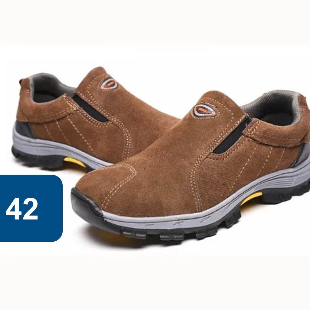 Zapatos de Seguridad sin cordones Café Nº42 - Rukafe Basics en Vitacura |  Toliv Market