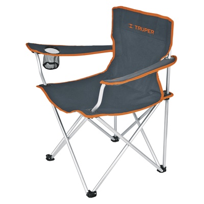 Silla Plegable Poliester / Acero 100kg - Truper en Rukafe Ferreteria Ñuñoa Ñuñoa