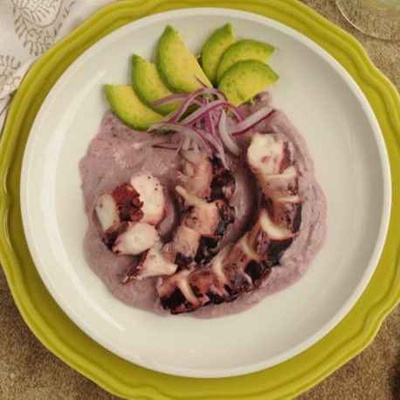 Pulpo al Olivo en Doña Filomena Iquique