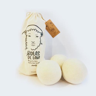Set de bolas de lana para secar ropa 3un. - Plant B en Rukafe Ferreteria Ñuñoa Ñuñoa