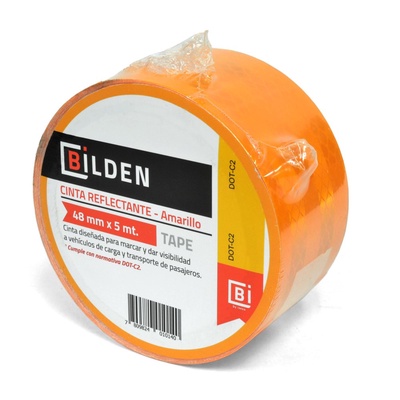 Cinta Refractante 48mm x 5mts Amarillo - Bilden en Rukafe Ferreteria Ñuñoa Ñuñoa