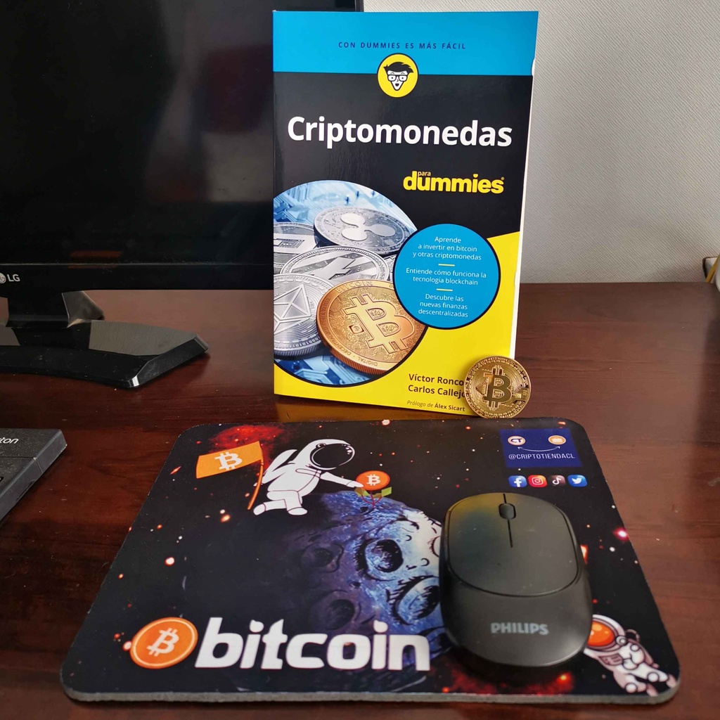Pack] Libro Criptomonedas para Dummies + Mousepad Negro in Estación Central  | Toliv