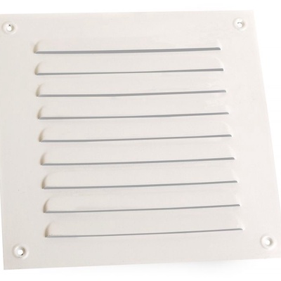 Celosia Ventilación Aluminio Esmaltado Blanco 20x20 cms - Lioi en Rukafe Ferretería Vitacura Vitacura