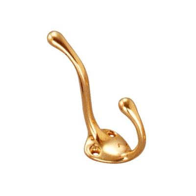 Gancho Percha Doble 100mm Bronceado - Lioi en Rukafe Ferretería Vitacura Vitacura