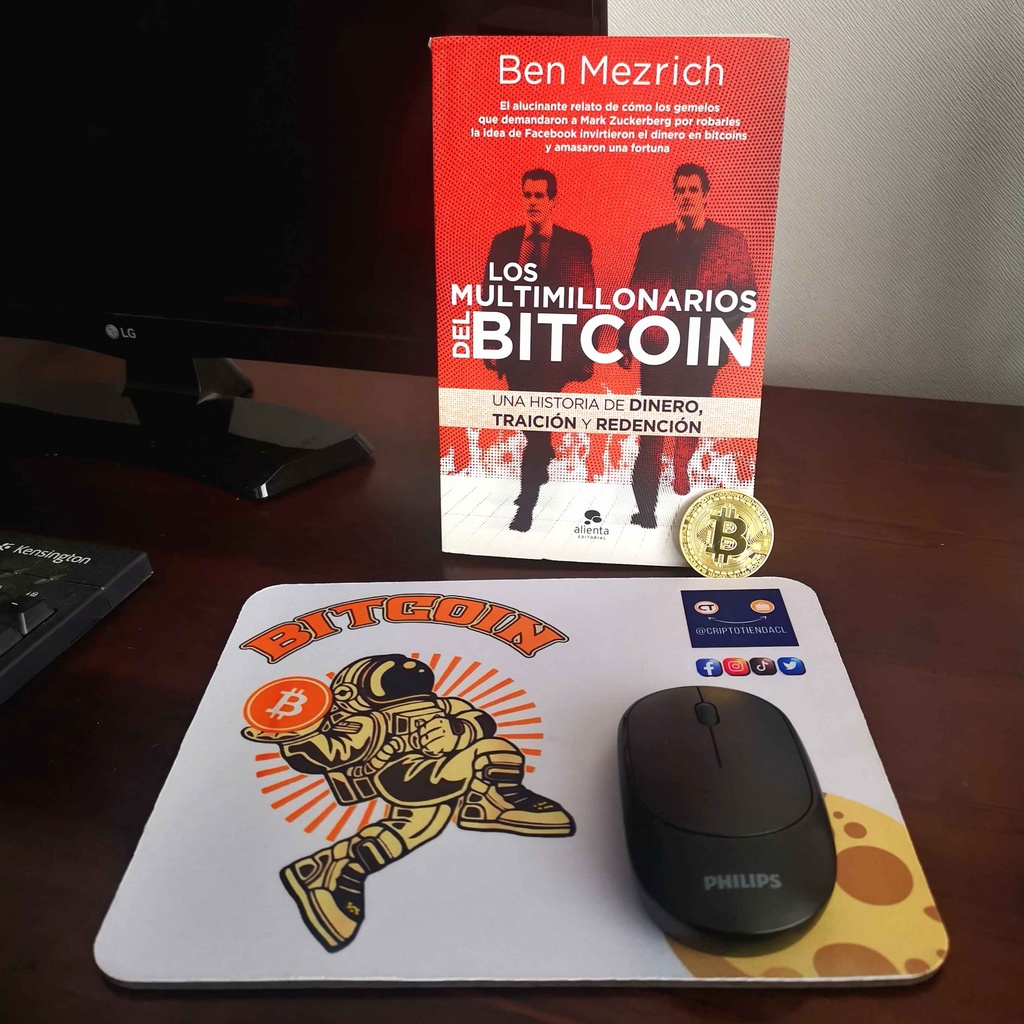 Pack] Libro Los Multimillonarios del Bitcoin + Mousepad Blanco in Estación  Central | Toliv