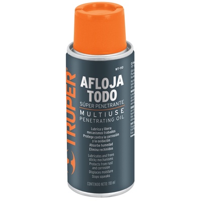 Aceite penetrante aflojatodo 110ml - Truper en Rukafe Ferreteria Ñuñoa Ñuñoa