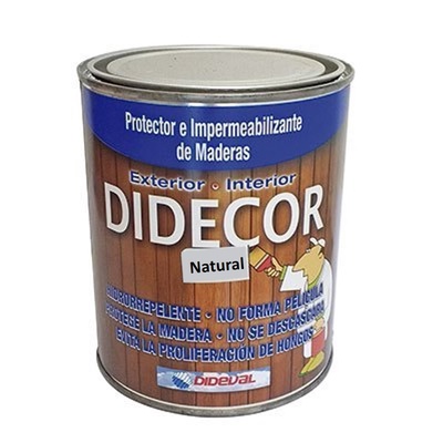 Preservante de Madera Didecor 1/4 gl Natural - Dideval en Rukafe Ferreteria Ñuñoa Ñuñoa
