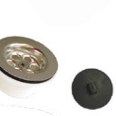 Desagüe Plástico Borde Cromado 1.1/2" - Taumm en Rukafe Ferretería Vitacura Vitacura
