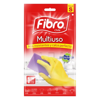 Guante Multiuso Amarillo L - Fibro en Rukafe Ferreteria Ñuñoa Ñuñoa