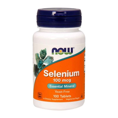 NOW SELENIO 100MCG X 100 TABLETAS en Farmacias Bioalba Providencia