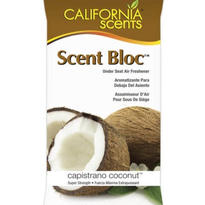 Aromatizante para Automoviles Scent Bloc Capistrano Coconut - California Scents en Rukafe Ferretería Vitacura Vitacura