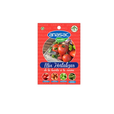 Semilla Mix Hortalizas 2.5grs - Anasac en Rukafe Ferretería Vitacura Vitacura