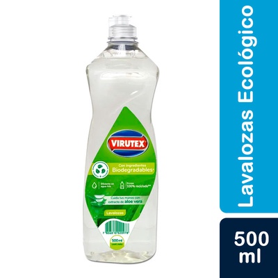 Lavalozas Ecológico 500ml - Virutex en Rukafe Ferretería Vitacura Vitacura