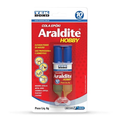 Adhesivo Epoxico Araldite Hobby Jeringa 6grs. - TEKBond en Rukafe Ferretería Vitacura Vitacura