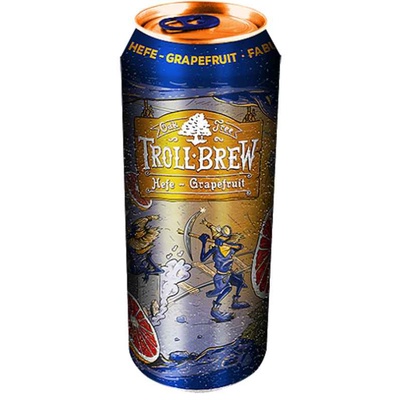 6 Cervezas Troll Brew pomelo 2,6° en lata 500cc en Botillería Echeñique La Reina