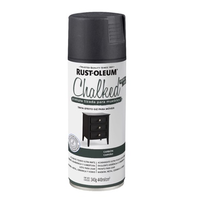 Pintura en Aerosol Chalked Tizada 340grs Gris Carbón - Rust Oleum en Rukafe Ferreteria Ñuñoa Ñuñoa