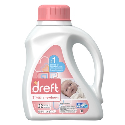 Detergente Concentrado para Bebes Etapa 1 1.47lts (32 lavados) - Dreft en Rukafe Ferreteria Ñuñoa Ñuñoa