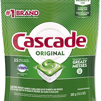 Detergente para Lavavajillas Original Capsulas Fresh 25 capsulas - Cascade en Rukafe Ferretería Vitacura Vitacura