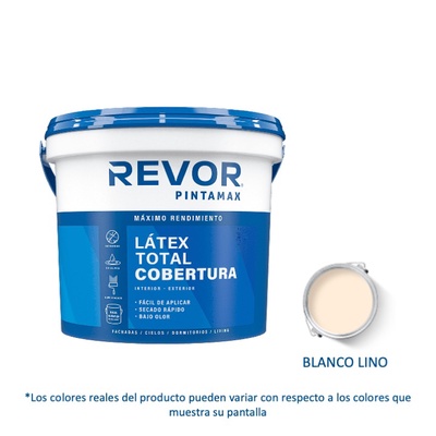 Látex Pintamax 1 Gl (3.78lt) Blanco Lino - Revor en Rukafe Ferreteria Ñuñoa Ñuñoa
