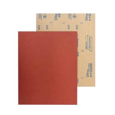 Lija para Madera / Masilla Grano 100 - Norton en Rukafe Ferretería Vitacura Vitacura