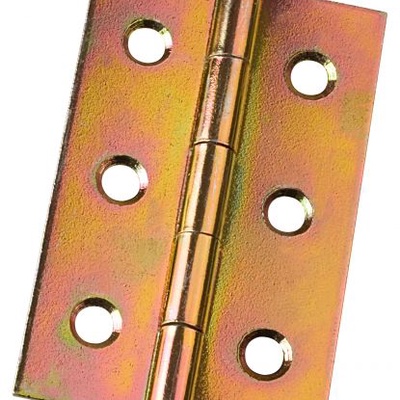Bisagra L-38 Zincada 2 un. 3" - Lioi en Rukafe Ferretería Vitacura Vitacura