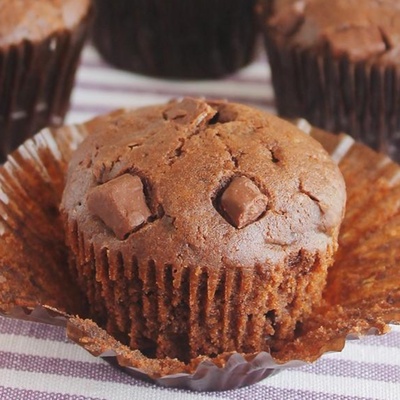 Muffin de chocolate en La Cafetera Punta Arenas